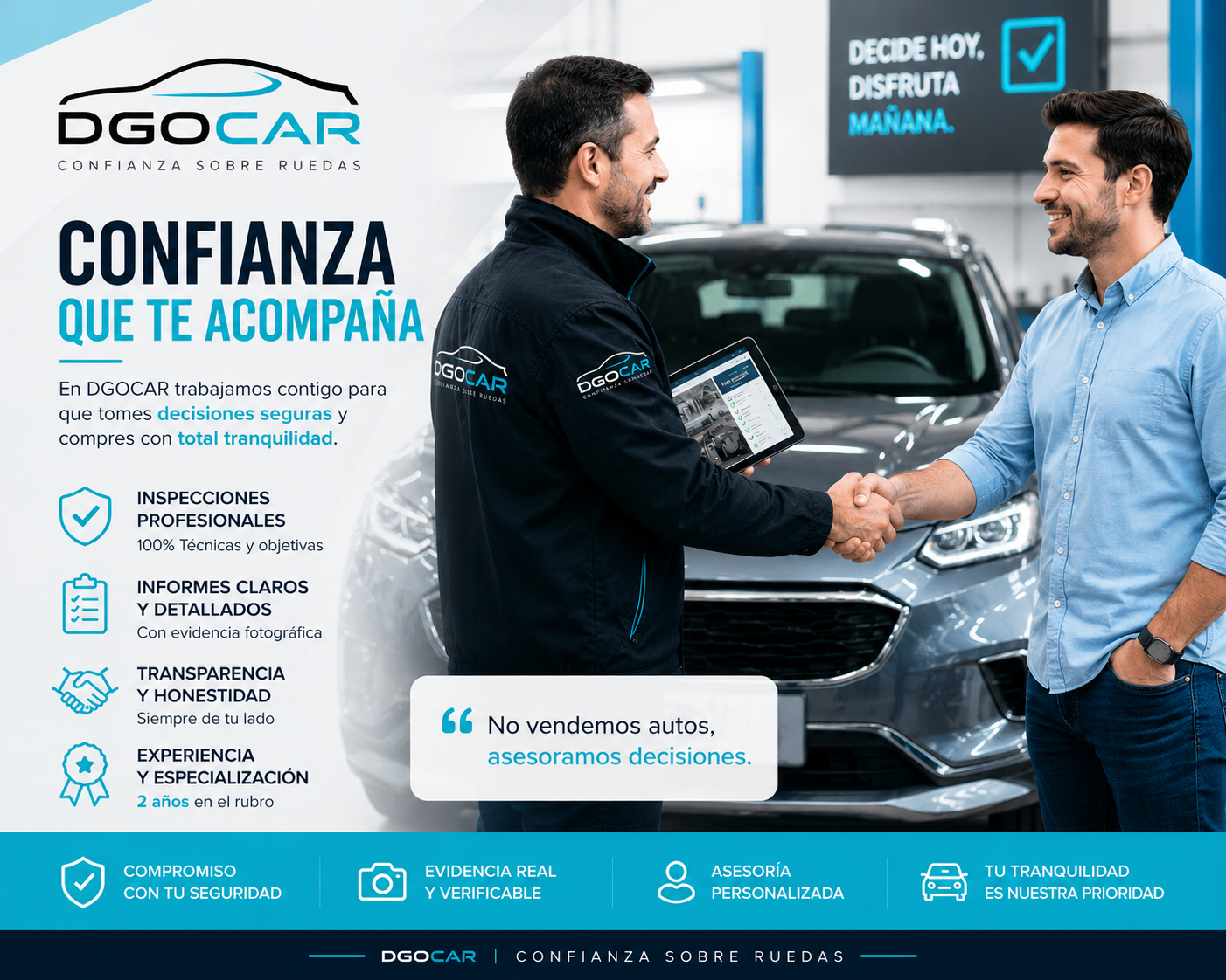 Autoselect DGO | búsqueda e inspección Precompra remota.
